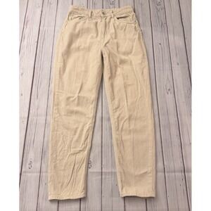 Free People Corduroy‎ Pants Beige Womens 30 Women's Inseam 28"